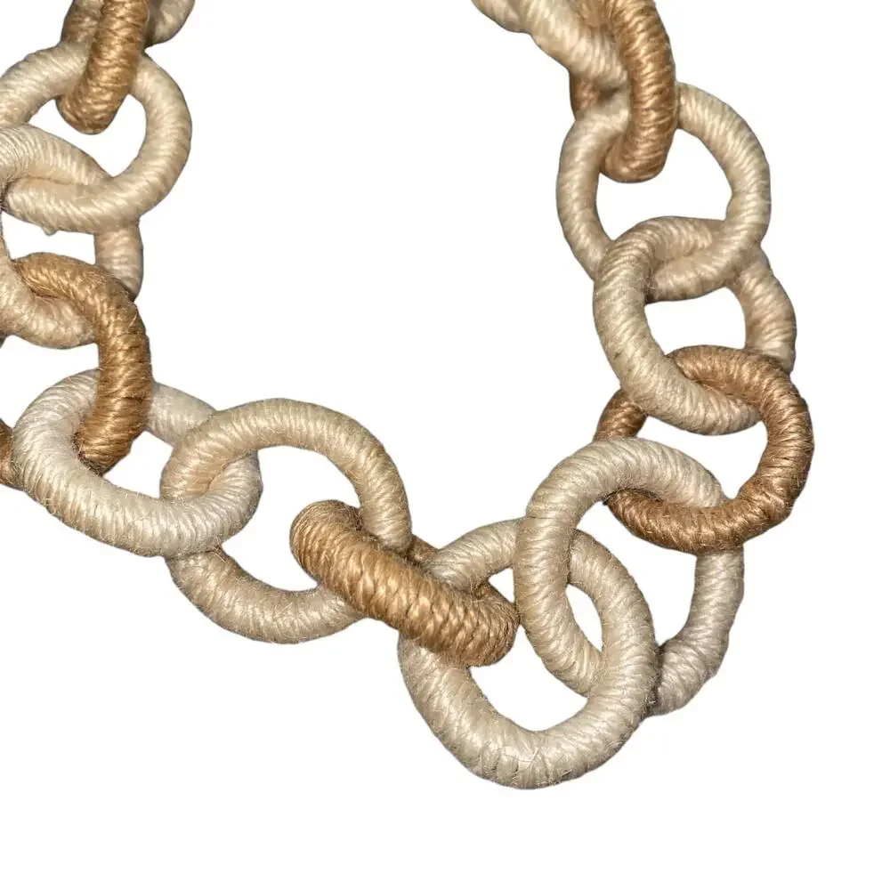 NWOT Women's Handmade Braided Neutral 30
